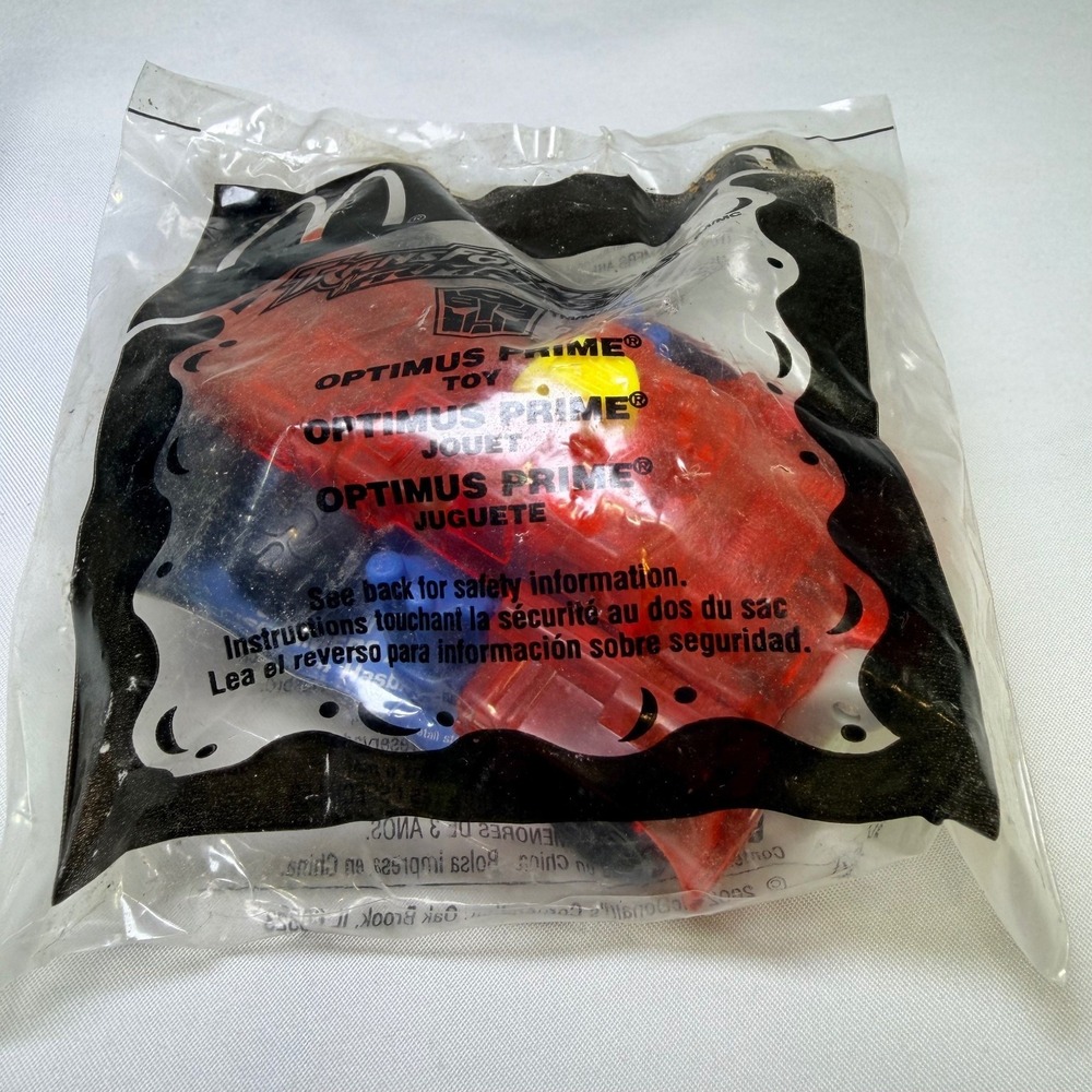 Transformers Armada Optimus Prime Toy McDonald's 2002 Vintage Happy‎ Meal